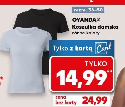 Koszulka damska promocja w Kaufland