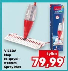 Mop płaski ze spryskiwaczem Vileda promocja