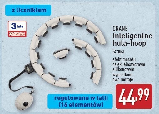 Inteligentne hula-hop CRANE promocja w Aldi