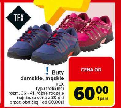 Buty męskie Tex promocja w Carrefour Market