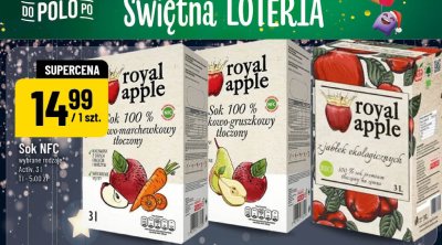 Sok Royal Apple 100% śliwka-gruszka tłoczony promocja w POLOmarket