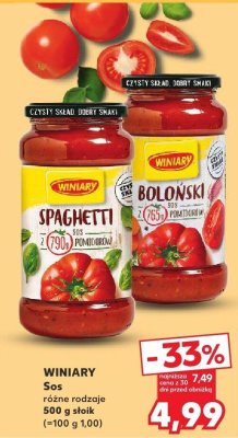 Sos 500 g słoik różne rodzaje promocja w Kaufland