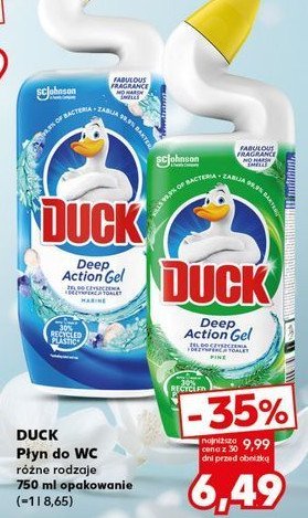 Żel do wc marine Duck deep action gel promocja