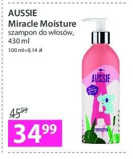 Szampon do włosów Aussie miracle moist promocja