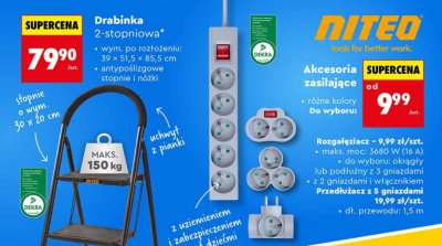 Akcesoria zasilające Niteo promocja w Biedronka