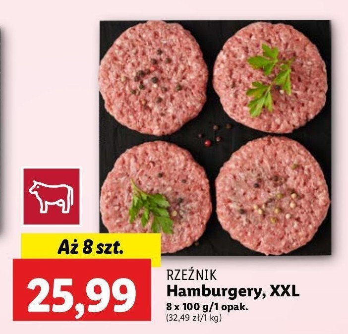 Hamburgery Rzeźnik codzienna dostawa promocja