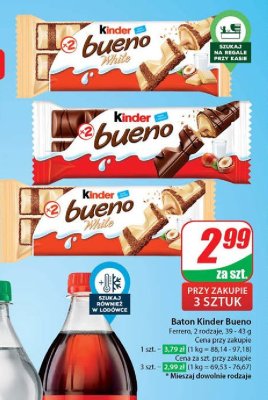 Baton Kinder Bueno white promocja