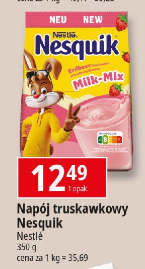 Napój truskawkowy Nesquik promocja