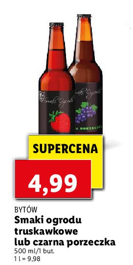 Piwo Byt贸w truskawkowe promocja