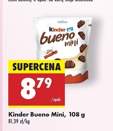 Baton Kinder bueno mini promocja