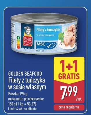 Filety z tuńczyka w sosie własnym  promocja w Aldi