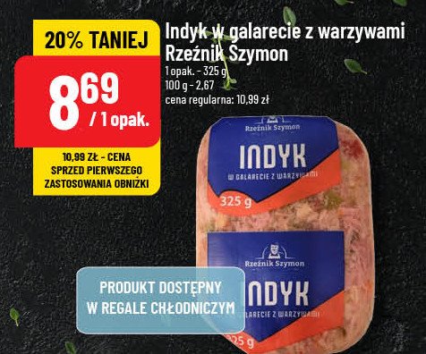 Indyk w galarecie z warzywami Rzeźnik szymon poleca promocja