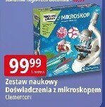 Zestaw naukowy Doświadczenia z mikroskopem Clementoni Naukowa Zabawa promocja w Leclerc