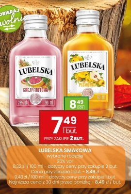 Lubelska smakowa grejpfrutowa 90ml promocja w Twój Market