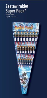Zestaw rakiet Super Pack Super Power 1 opak. - 22 szt. promocja w POLOmarket