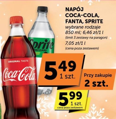 Napój Coca-Cola, Sprite promocja w ABC