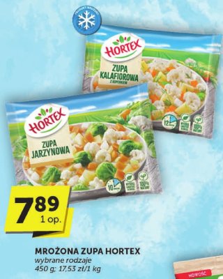 Mrożona zupa Hortex jarzynowa, kalafiorowa promocja w ABC