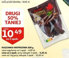 Kaszanka wieprzowa Auchan promocja
