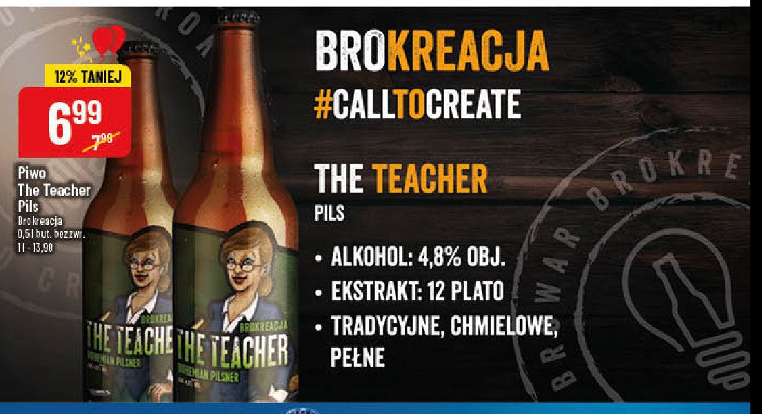 Piwo The teacher promocje
