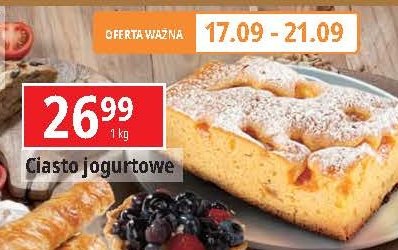 Ciasto jogurtowe promocja