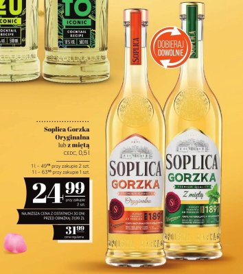 Wódka Soplica Gorzka z Miętą 0,5l promocja w POLOmarket