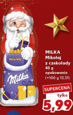 Mikołaj z czekolady Favorina promocja w Kaufland