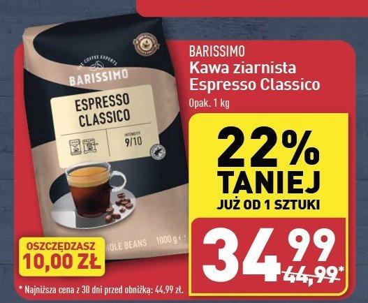 Kawa Barissimo espresso classico promocja