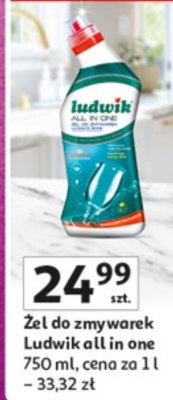 Żel do zmywarek Ludwik all in one promocja w Auchan