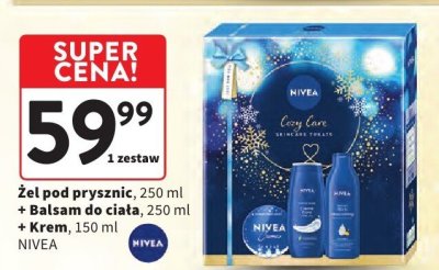 Żel pod prysznic NIVEA + Balsam do ciała + Krem promocja w Intermarche