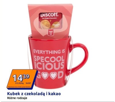 Kubek z czekoladą i kakao promocja w Action