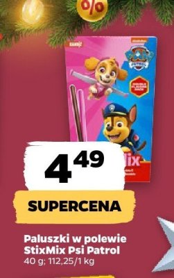 Paluszki w polewie Psi Patrol promocja w Netto