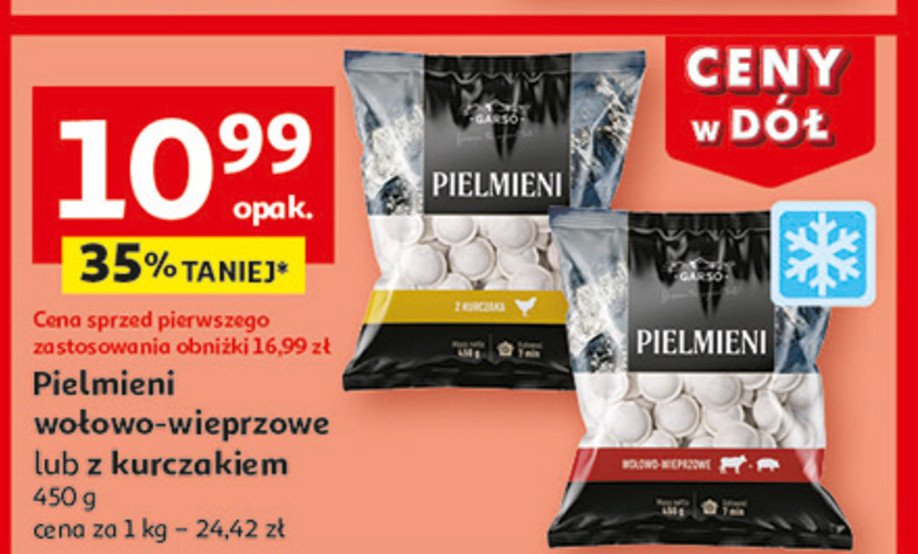 Pielmieni wołowo-wieprzowe GARSO promocja