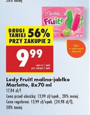 Lody fruit! Marletto promocja