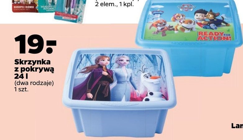 Skrzynka plastikowa z pokryw膮 24 l promocja