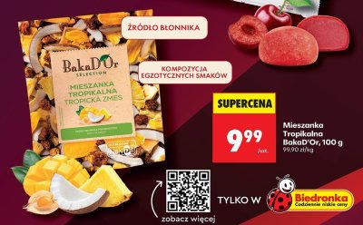Mieszanka Tropikalna 100g promocja w Biedronka