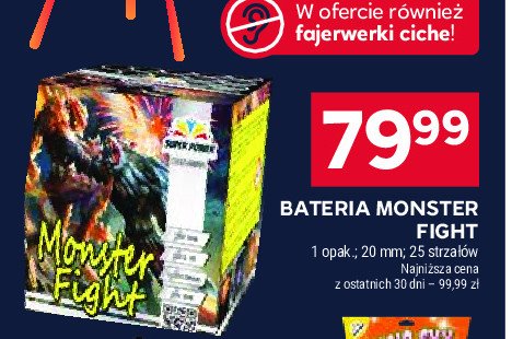 Bateria monster fight SUPER POWER promocja w Stokrotka