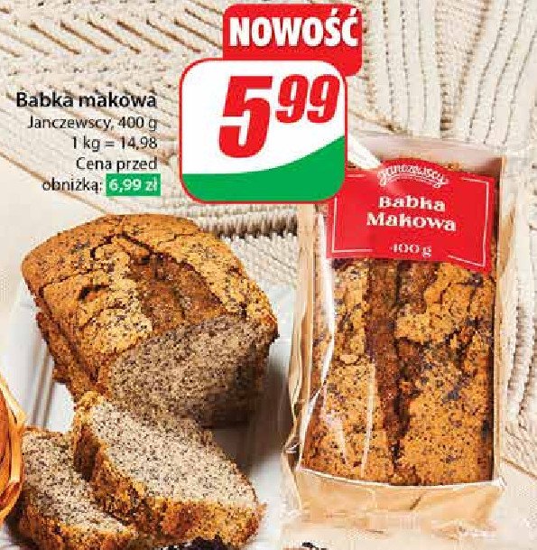 Babka makowa Janczewscy promocja