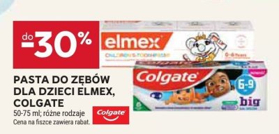 Pasta do zębów dla dzieci Elmex, Colgate promocja w Stokrotka