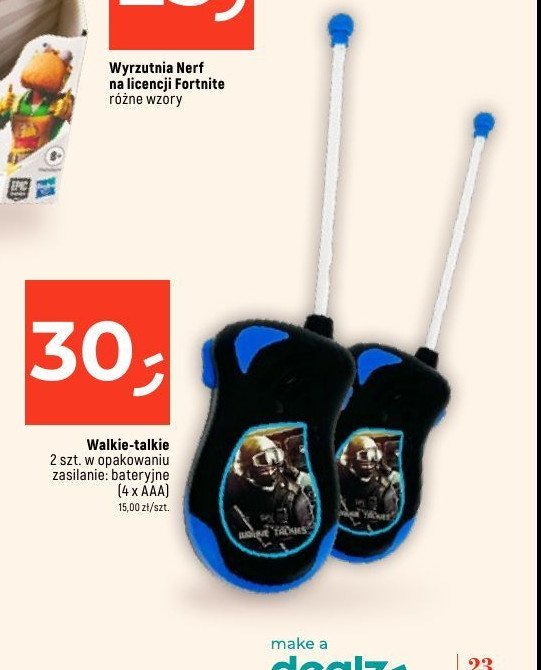 Walkie talkie promocja w Dealz