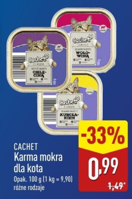 Karma mokra dla kota promocja w Aldi