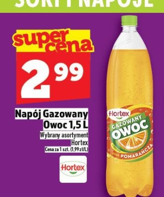 Napój Gazowany Owoc 1,5 L promocja w TOPAZ