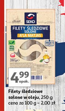 Filety matjas w oleju Seko promocja