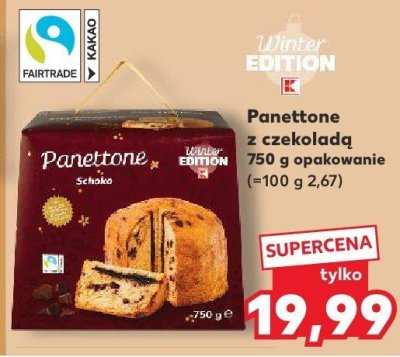 Panettone z czekoladą Limited Edition promocja w Kaufland