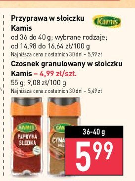 Czosnek granulowany posypywaczka Kamis promocja