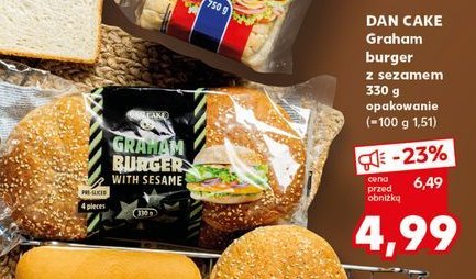 Bu艂ki graham burger Dan cake promocja