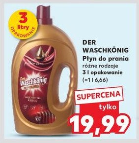 Żel do prania mix color Der waschkonig promocja w Kaufland