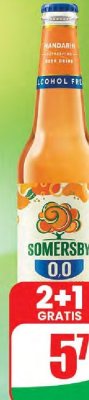 Napój piwny Somersby 0.0%  różne rodzaje promocja w Dino