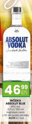 Wódka Absolut Blue 0.7l promocja