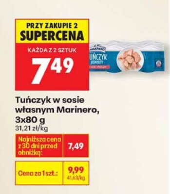 Tuńczyk w sosie własnym promocja w Biedronka