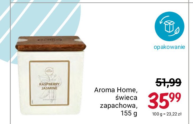 Świeca zapachowa Aroma home promocje